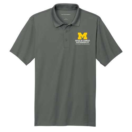 Port Authority Recycled Performance Polo -- Smoke Grey, $36