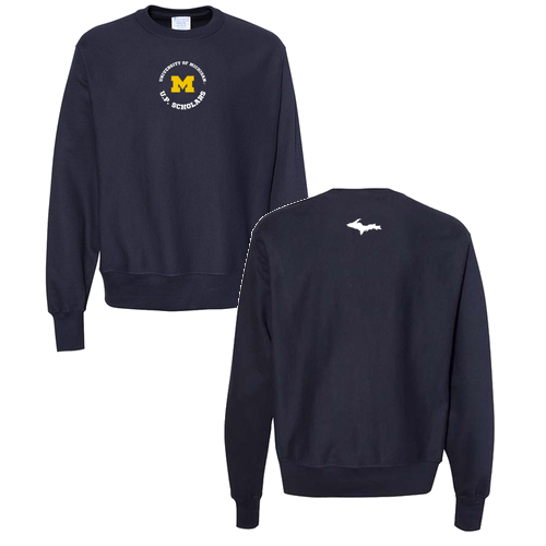 Champion Reverse Weave Crewneck Sweatshirt -- Navy