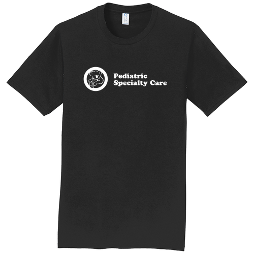 Port and Company Tee (w/ Back Print) -- Jet Black