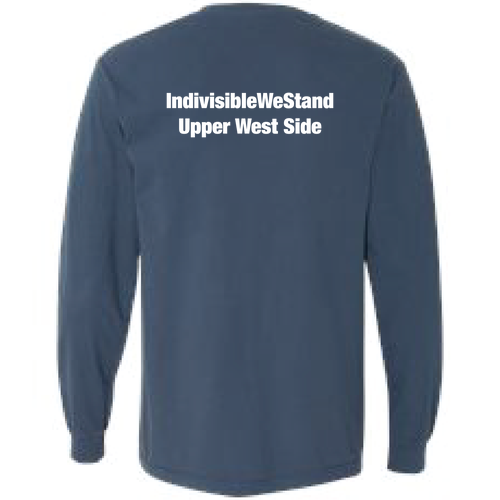 Comfort Colors Unisex Garment-Dyed Heavyweight Long Sleeve T-Shirt -- Midnight