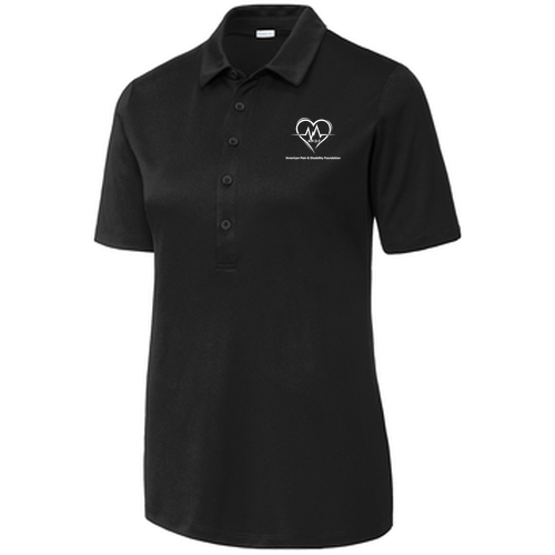 Sport-Tek Ladies Posi-Uv Pro Polo -- Black