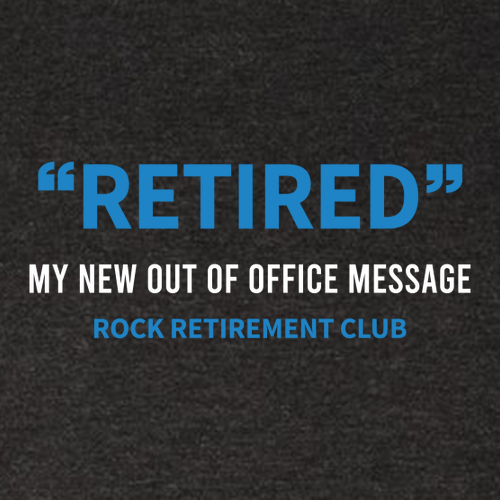 My New Out Of Office Message -Vintage Black