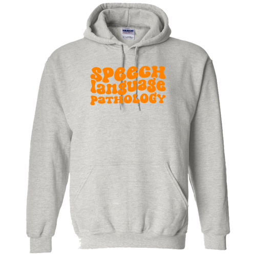 Gildan Heavy Blend Hooded Sweatshirt -- Bubbly Letters
