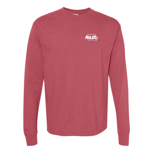 Comfort Colors Ringspun Long Sleeve Tee -- Crimson