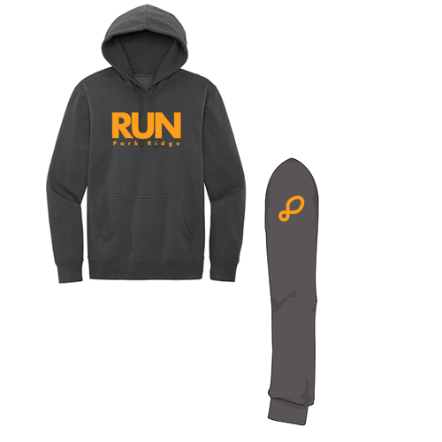 RUN Park Ridge hoodie -- Charcoal