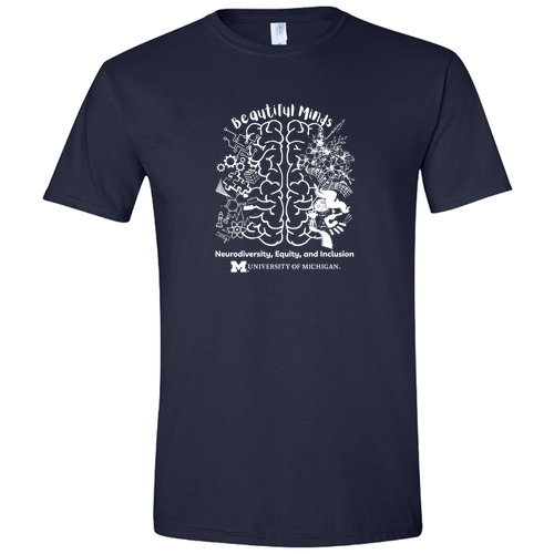 Mens/Unisex Gildan SoftStyle Fitted T-Shirt -- Navy