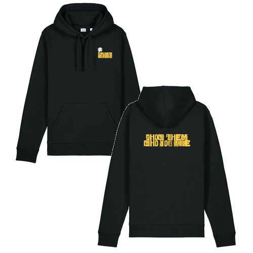 Stanley/Stella Unisex Drummer 2.0 Hooded Sweatshirt (Show Them) -- Black