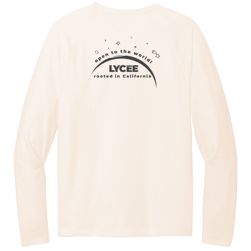 District Featherweight French Terry Long Sleeve Crewneck -- Gardenia