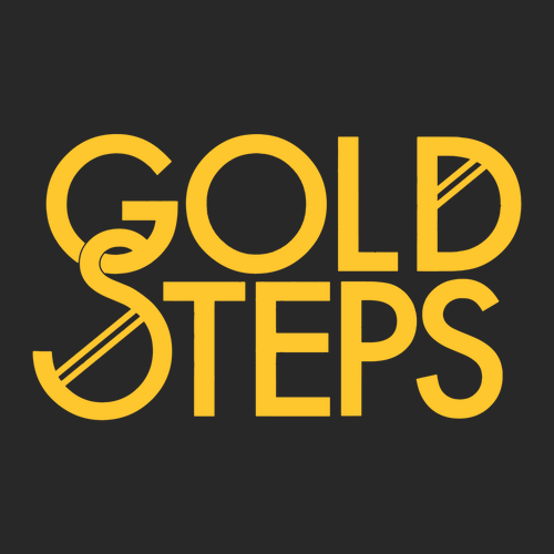 Gold Steps Embroidered Women's lightweight California Wave Wash Sweatshorts -- Black