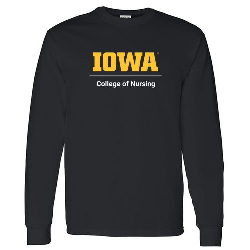 Gildan Heavy Cotton Longsleeve Basic T-Shirt -- Black