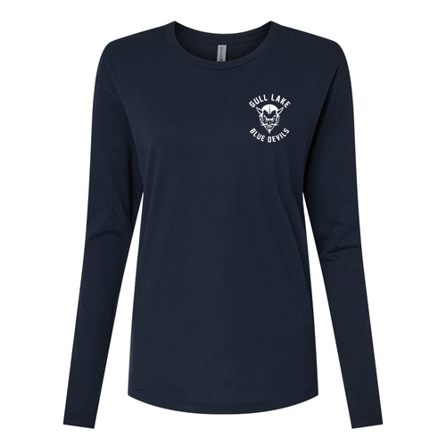 Next Level Women's Cotton Relaxed Class of 1975 Long Sleeve T-Shirt -- Midnight Navy