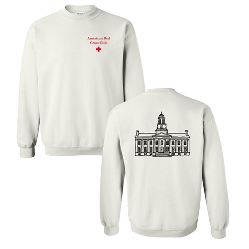 Gildan Heavy Blend Crew Neck Sweatshirt -- White