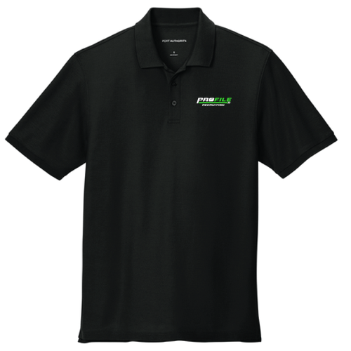Port Authority Wearever Signature Pique Polo -- Deep Black