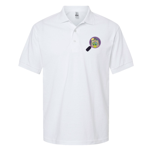 Gildan DryBlend Jersey Polo -- White