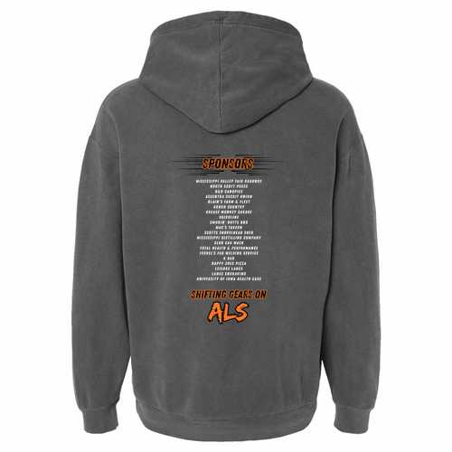 Comfort Colors Lightweight Adult Ringspun Hooded Sweatshirt -- Pepper