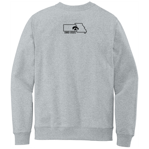 District Re-Fleece Crew -- Light Heather Grey