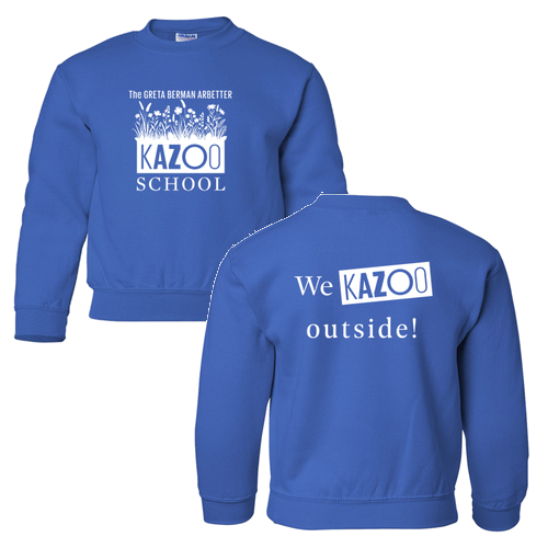 Gildan Heavy Blend Youth Crew Neck Sweatshirt -- Royal