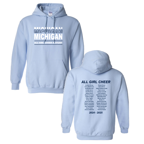 Mens/Unisex Gildan Heavy Blend Hooded Sweatshirt -- Light Blue