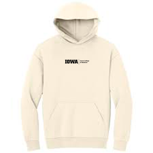 Embroidered CCOM Logo District V.I.T. Heavyweight Fleece Hoodie -- Griege