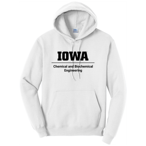 Port and Company Core Fleece Pullover Hooded Sweatshirt -- White
