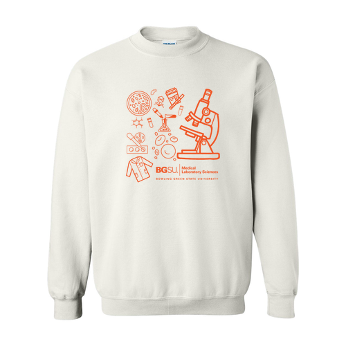Gildan Heavy Blend Crew Neck Sweatshirt -- White