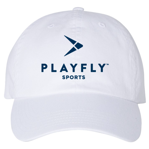 Playfly Dad Hat -- White