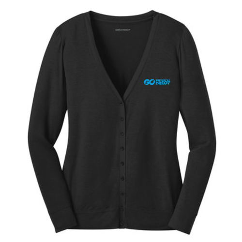 Port Authority Ladies Concept Cardigan -- Black