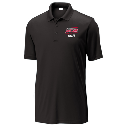 Sideline Sport-Tek Staff Polo --Embroidered Black