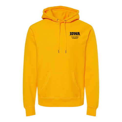 Embroidered Independent Trading Co. Legend Premium Heavyweight Cross-Grain Hoodie -- Gold