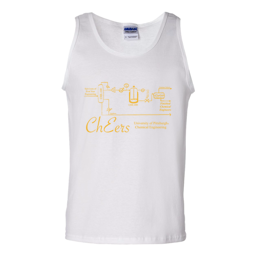 Gildan Ultra Cotton Tank Top -- White