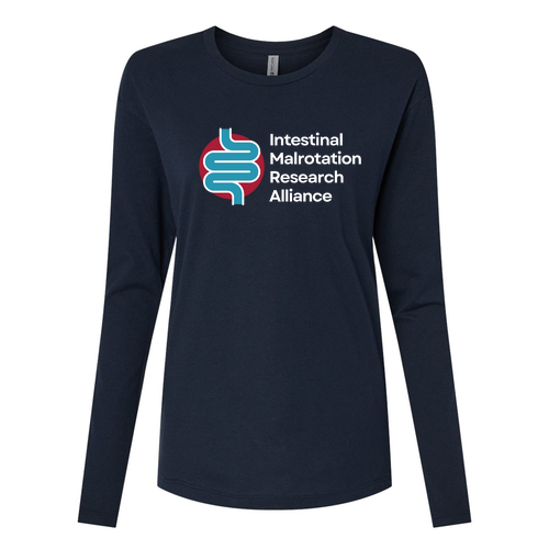 Ladies Next Level  Cotton Relaxed Long Sleeve T-Shirt -- Midnight Navy