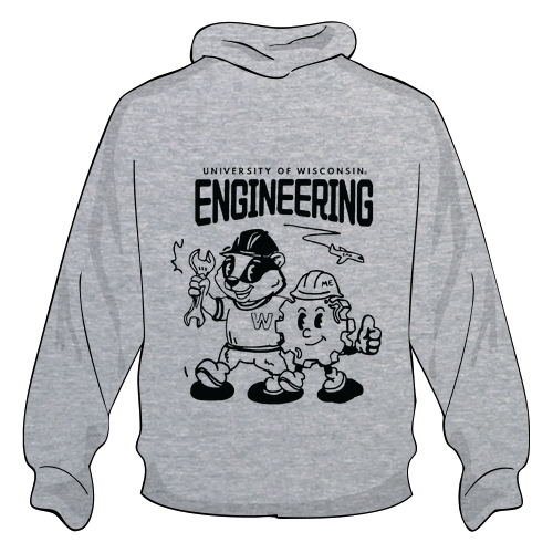 Gildan Heavy Blend Hooded Sweatshirt -- Sport Grey