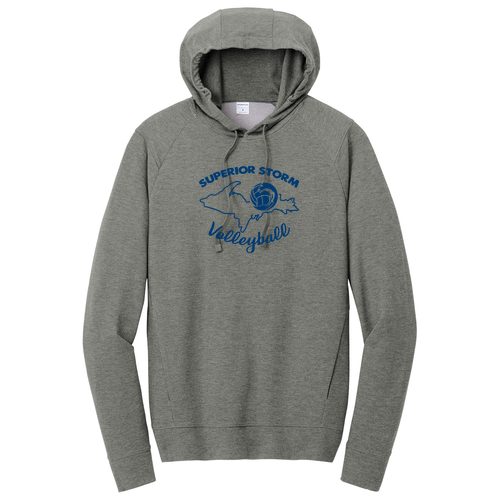 Sport-Tek Sport-Wick Flex Fleece Pullover Hoodie -- Light Grey Heather