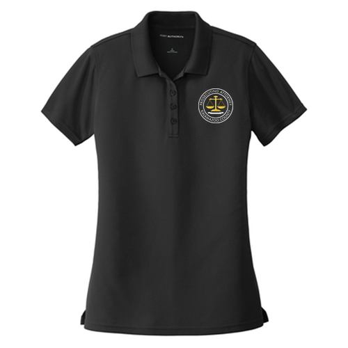 Port Authority Ladies Dry Zone UV Micro Mesh Polo -- Deep Black