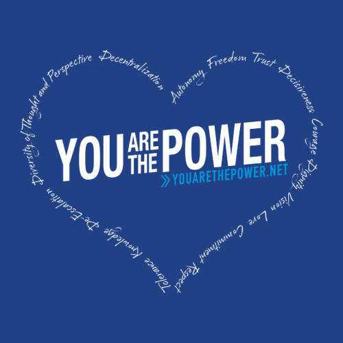 Heart Next Level Ladies Ideal V-Neck Tee -- Royal