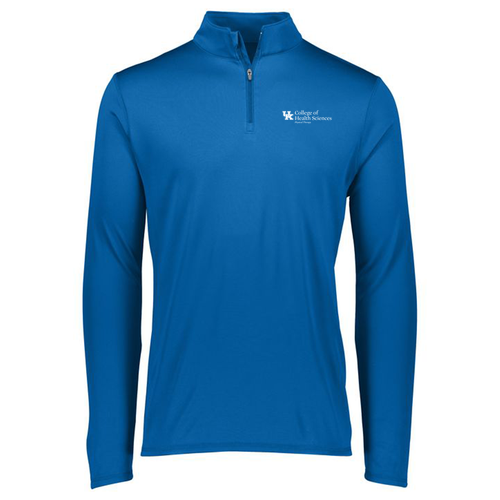 Thin Athletic 1/4 Zip Pullover Augusta Attain-- Royal