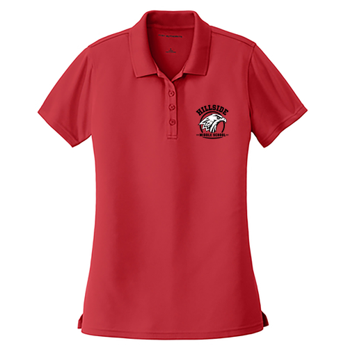 Port Authority Ladies Dry Zone UV Micro Mesh Polo -- Rich Red