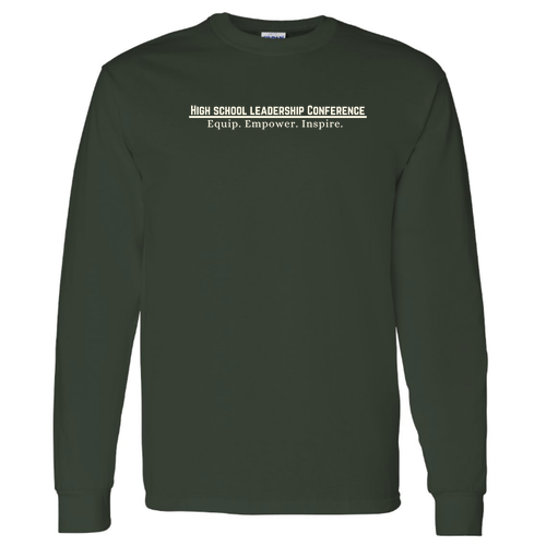 Gildan Heavy Cotton Longsleeve Basic T-Shirt -- Forest Green