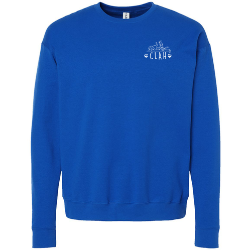 Tultex Fleece Crewneck Sweatshirt -- Royal
