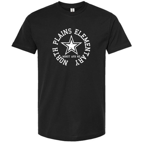 Tultex Unisex Tee with Tear Away Tag -- Black