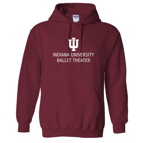 IUBT Hooded Sweatshirt -- Cardinal