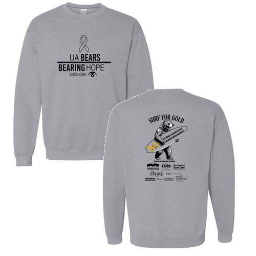 Gildan Heavy Blend Crew Neck Sweatshirt --- Sport Grey