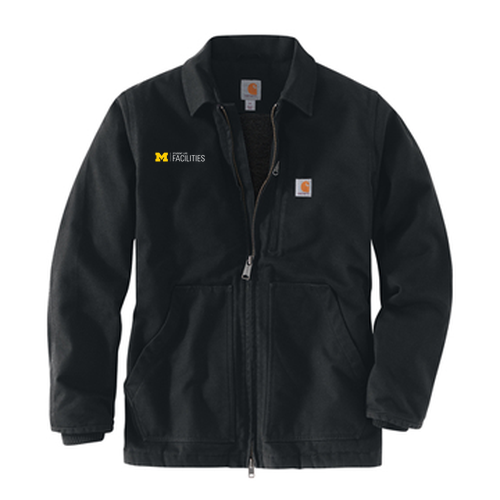 Carhartt Sherpa-Lined Coat -- Black