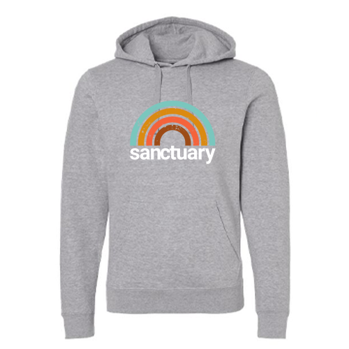 J America Unisex BTB Fleece Hooded Sweatshirt -- Oxford