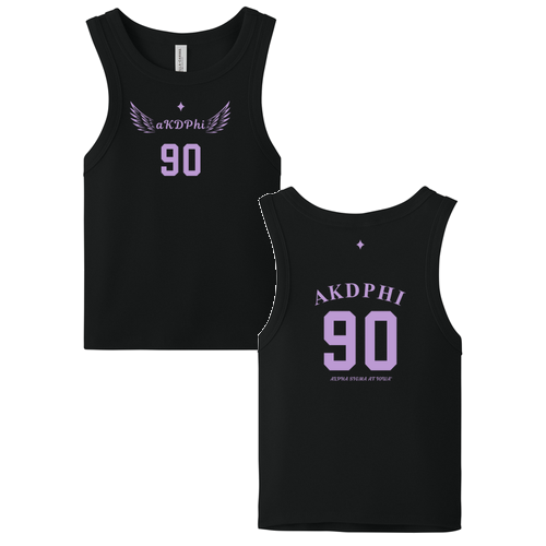 BELLA+CANVAS Women’s Micro Rib Racer Tank -- Solid Black Blend
