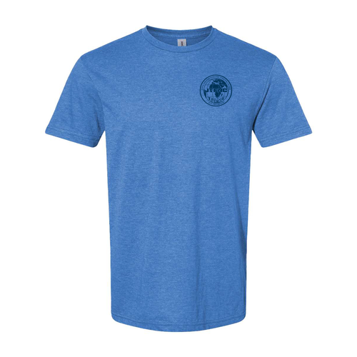 Gildan Softstyle CVC T-Shirt -- Carolina Blue Mist -- Whale