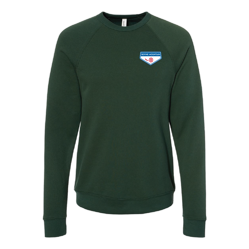Boyne Mountain Logo 2 Full Color -- Crewneck Sweatshirt Forest