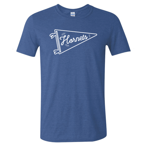 Mens/Unisex Gildan SoftStyle Fitted T-Shirt -- Heather Royal