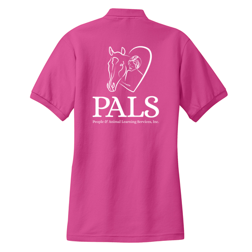 Port Authority Ladies Silk Touch Sport Shirt. -- Tropical Pink