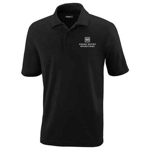 Ash City Core 365 Men's Origin Performance Pique Polo -- Black